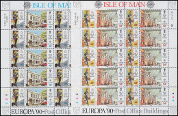 Isle Of Man 427-430 Postalische Einrichtungen, Kleinbogen-Satz ** - Man (Eiland)