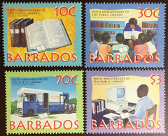 Barbados 1997 Public Library Anniversary MNH - Barbados (1966-...)