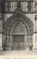 FRANCE - Bordeaux - L'église Saint Michel - Vue Sur Le Portail Nord - L L - Une Personne - Carte Postale Ancienne - Bordeaux