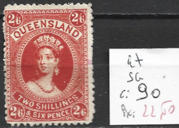 QUEENSLAND 47 Sans Gomme Côte 90 € - Used Stamps