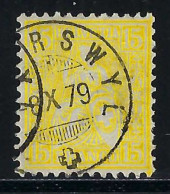 SUISSE 1879: Le ZNr. 39, Obl. CAD - Usados