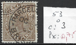 QUEENSLAND 53 Oblitéré Côte 3 € - Used Stamps