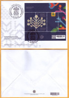 2023  Moldova  FDC  „The Summit Of The European Political Community”  Block, National Ornament, Art - Moldova