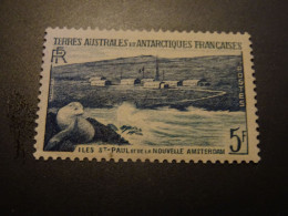 TAAF 1956 Neuf* 5 Francs - Andere-Oceanië