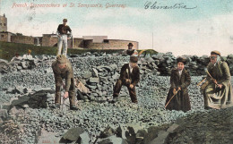 Guernsey * French Stonecrackers At St. Sampson's * Casseurs De Cailloux Ou Pierres * Uk * 1905 - Guernsey