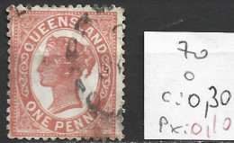 QUEENSLAND 70 Oblitéré Côte 0.30 € - Used Stamps