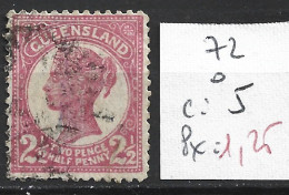 QUEENSLAND 72 Oblitéré Côte 5 € - Used Stamps