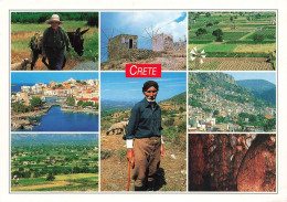 GRECE - Crete - Multivues - Colorisé - Carte Postale - Griechenland