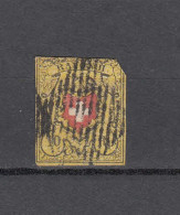 1850  N° 16II     OBLITERE   COTE 200.00      CATALOGUE SBK - 1843-1852 Federale & Kantonnale Postzegels