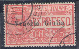1919 Venezia Giulia - Espresso N. 2 - Soprastampa Di Tipo Diverso - Usato - Altri & Non Classificati