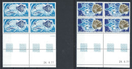 T.A.A.F. PA N°49/50** (MNH) 1977 - Espace "Satellites" - Coins Datés 1977 - Neufs