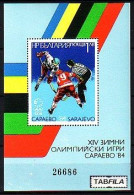 BULGARIA  - 1984 - Ol.Win.G's Saraevo'84 - Hockey Sur Glace - Mi Bl 140 MNH - Hockey (su Ghiaccio)