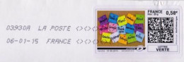 MON TIMBRE EN LIGNE " MERCI SUR POST-IT " (1588)_Ti1353 - Autres & Non Classés