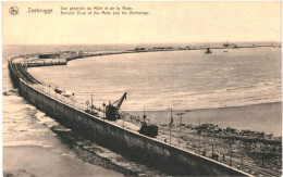 CPA Carte Postale  Belgique Zeebrugge Vue Générale Du Môle Et De La RAde  VM78766 - Zeebrugge