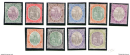 1903 ST. KITTS NEVIS Edoardo VII° Set Of 10 SG N° 1/10 MLH* - Altri & Non Classificati