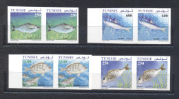 Tunisie 2012- Poisson De Tunisie Paire Non Dentelé - Tunisia (1956-...)