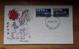 GRAN BRETAÑA  EFTA 1967 FDC/SPD MNH - 1952-1971 Em. Prédécimales