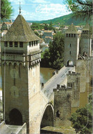 ARCHITECTURE + Carte Postale Neuve : CAHORS (Lot) - Le PONT VALENTRE - QUERCY + AS DE COEUR - Apa Poux 101 - Brücken