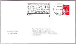 EXPOSITION: EGYPTE VISION D'ETERNITE. Agde 1999 - Egiptología