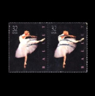 USA: 'New York City Ballet – Ballet Dancer, 1998' / 'Ballett [Tanz]', Mi. 3042; Yv. 2810; Sc. 3237; SG 3511 Oo - Baile