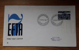 DINAMARCA  EFTA 1967 FDC/SPD MNH - FDC