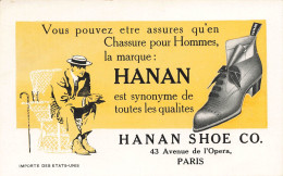 Chaussures HANAN SHOE Co 43 Avenue De L'opéra Paris 1er & 2ème * CPA Publicitaire Illustrateur - Advertising