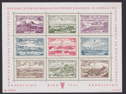 Österreich Wipa Philatelie Selt. Vignettenblock Div. Städte Linz Bregrenz Wien - Lettres & Documents