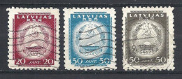 LETTONIE   Y & T N°   262/263/266 - Lettonia
