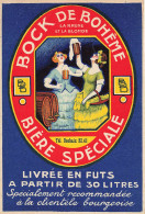 Bock De Bohême Bière Spéciale Tel Roubaix *CPA Publicitaire Illustrateur * B. BRABANT Brasseur Hem Lannoy Brasserie Bier - Advertising