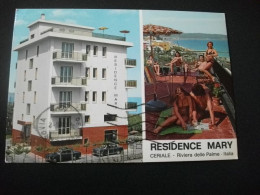 RESIDENCE MARY CERIALE RIVIERA DELLE PALME 3 PIN UPS IN COSTUME AUTO CARS - Hotels & Restaurants