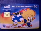 Sport, Ice Hockey, Finland Chip Phone Card, Flag - Deportes