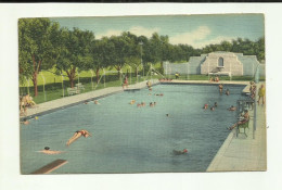 ETATS UNIS . ATLANTIC CITY . SWIMMING POOL AT CLOVIS MUNICIPAL PARK . CLOVIS . N. MEX . LA PISCINE - Atlantic City