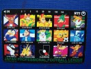 Japan Professional Football League, Phone Card NTT, Animals, Cartoon, Comics, Sport, Soccer, - Sport