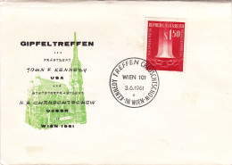 GIPFELTREFFEN USA UDSSR,  COVERS    1961  AUSTRIA - Brieven En Documenten