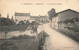 Cunlhat * Route Et Le Coudert Du Champ * Villageois - Cunlhat