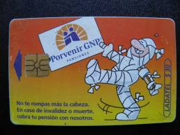 Chip Phone Card From Mexico, Ladatel Telmex, Porvenir Gnp Pensiones - Mexique