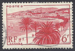 FRANCIA 1947 - Yvert 777° - Cannes | - Oblitérés