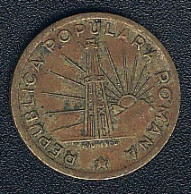 Rumänien, 1 Leu 1949, Alu-Bronze - Rumania