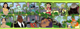 12 Pin's BD Disney Puzzle Lilo Et Stitch - NSP02 - Disney