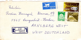 HISTORICAL DOCUMENTS  REGISTERED   COVERS  NICE FRANKING  FRAGMENT  1973 ISRAEL - Brieven En Documenten