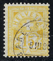 SUISSE Ca. 1886: Le ZNr. 63A, B Obl. CAD "Baretschwil" - Gebraucht