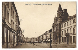 Belgique -  Binche -  Grand'rue Et Palais De Justice - Binche