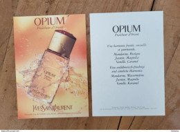 Carte YSL Opium Fraicheur D'Orient - Modern (ab 1961)