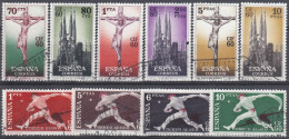 ESPAÑA 1960 Nº 1280/1289 C.I.F. SERIE COMPLETA USADO (REF.01) - Used Stamps