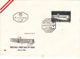 STAMP DAY,  COVERS  FDC  1957  AUSTRIA - FDC