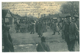 BL 09 - 23365 PRUZANA, Market, Belarus - Old Postcard, CENSOR - Used - 1917 - Weißrussland