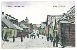 BL 09 - 23364 SLONIM, Mastowa Street In Winter, Belarus - Old Postcard - Used - 1948 - Weißrussland