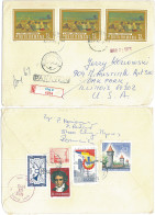 CIP 18 - 263b CLUJ - International REGISTERED Cover - Used - 1975 - Cartas & Documentos