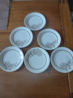 Touze Lemaître Et Blancher 6 Assiettes à Dessert Gâteau En Porcelaine De Limoges 1929/1939 Porcelaine Française - Limoges (FRA)