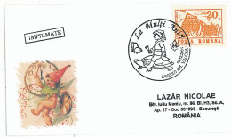 COV 22 - 1235-a HARLEQUIN + Greeting Card, Romania - Cover - Used - 2004 - Tarjetas – Máximo